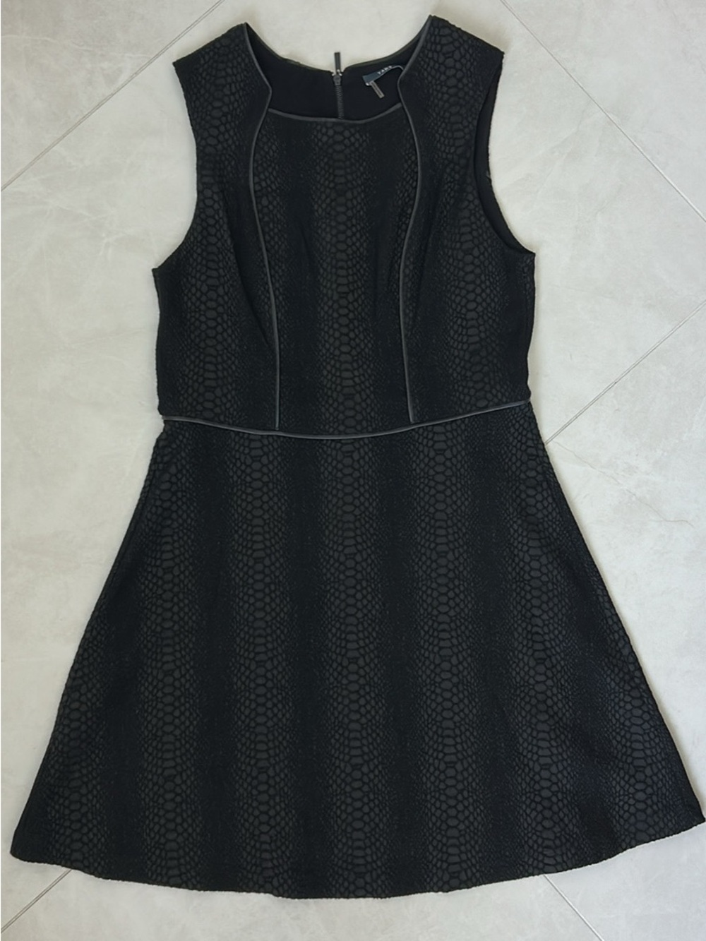 Tart Collections Black Dress - Snakeskin Print